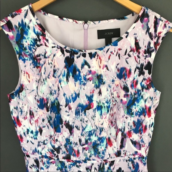 J. Crew Watercolor Dress - Picture 3 of 5